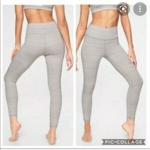 ATHLETA Women's Size Small Jacquard High Rise CHATURANGA Leggings 7/8 length